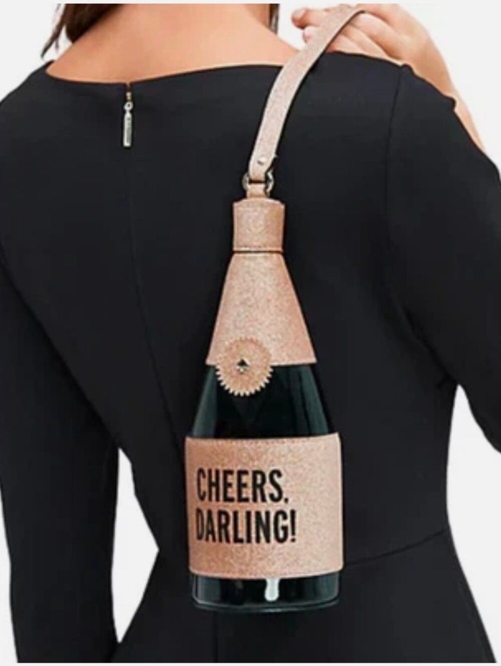 NWT Kate Spade Champagne Wristlet